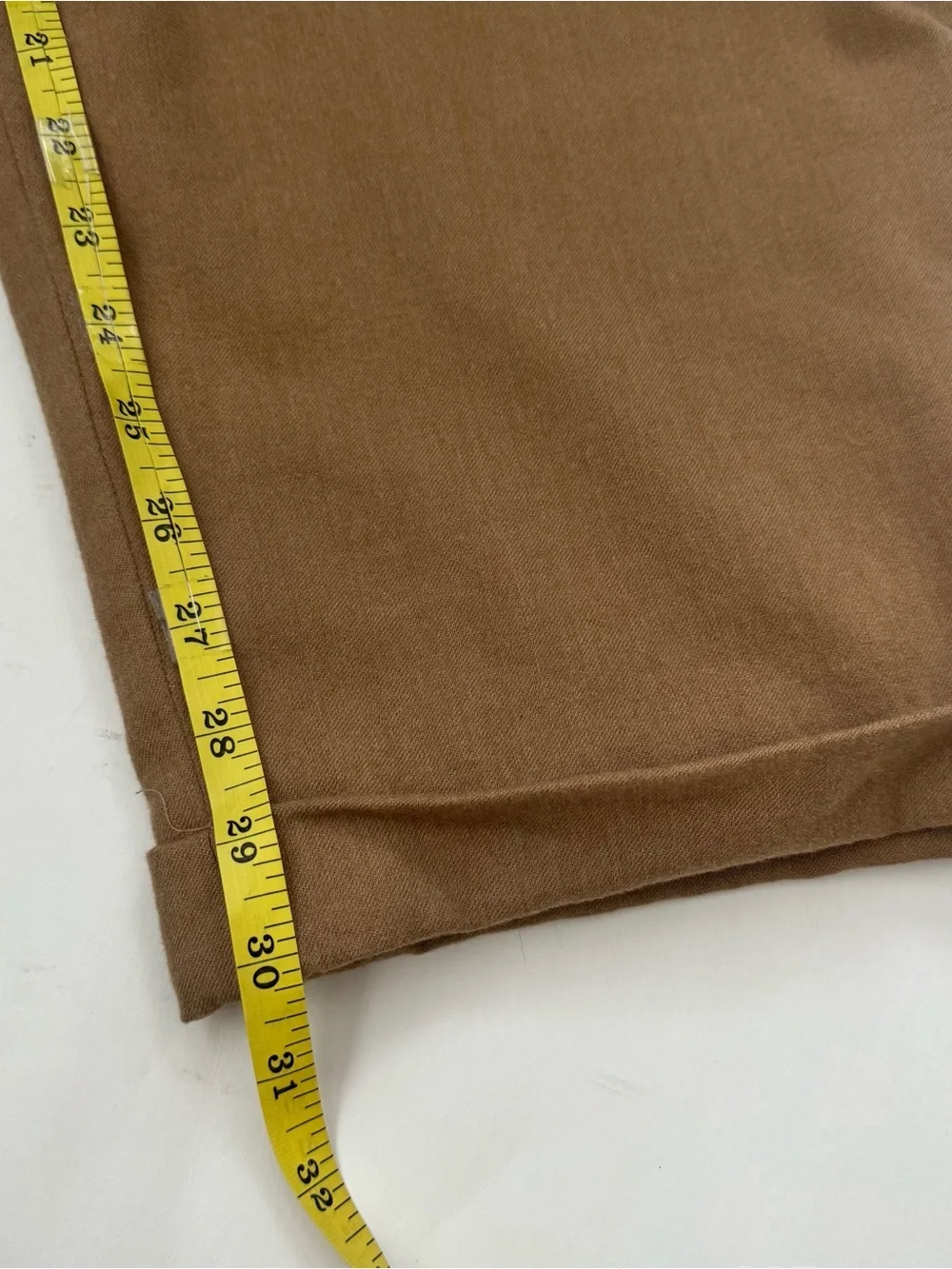 Vtg Jones New York Country Pants Size 18 Wool Blend Pleated Tan Brown 36x30